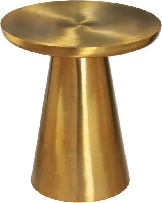 Martini Brushed Gold End Table