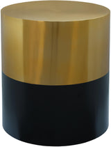Sun Black / Gold End Table