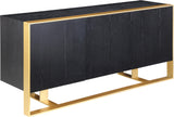 Sherwood Black Wood Sideboard/Buffet