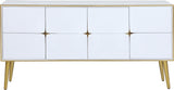 Pop White / Gold Sideboard/Buffet