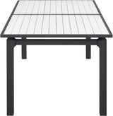 Nizuc White manufactured wood Outdoor Patio Aluminum Dining Table