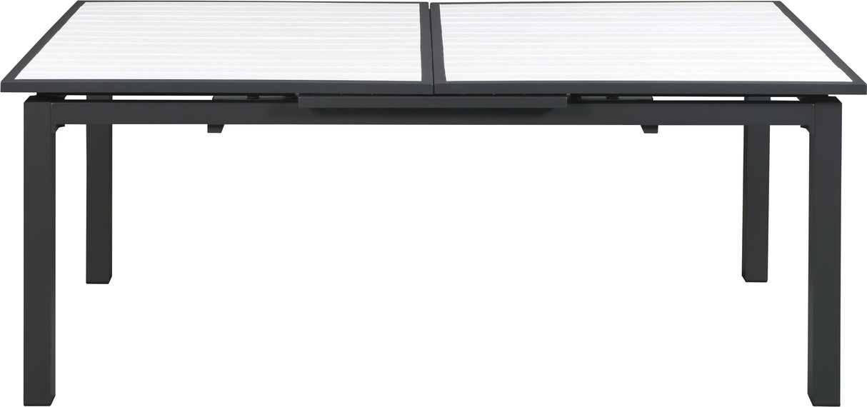 Nizuc White manufactured wood Outdoor Patio Aluminum Dining Table