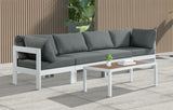 Nizuc Grey Waterproof Fabric Outdoor Patio Modular Sofa
