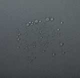 Nizuc Grey Waterproof Fabric Outdoor Patio Aluminum Corner Chair