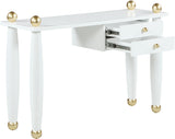 Etro White / Gold Desk/Console