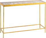 Butterfly Gold Console Table