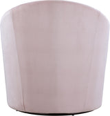 Alessio Pink Velvet Accent Chair