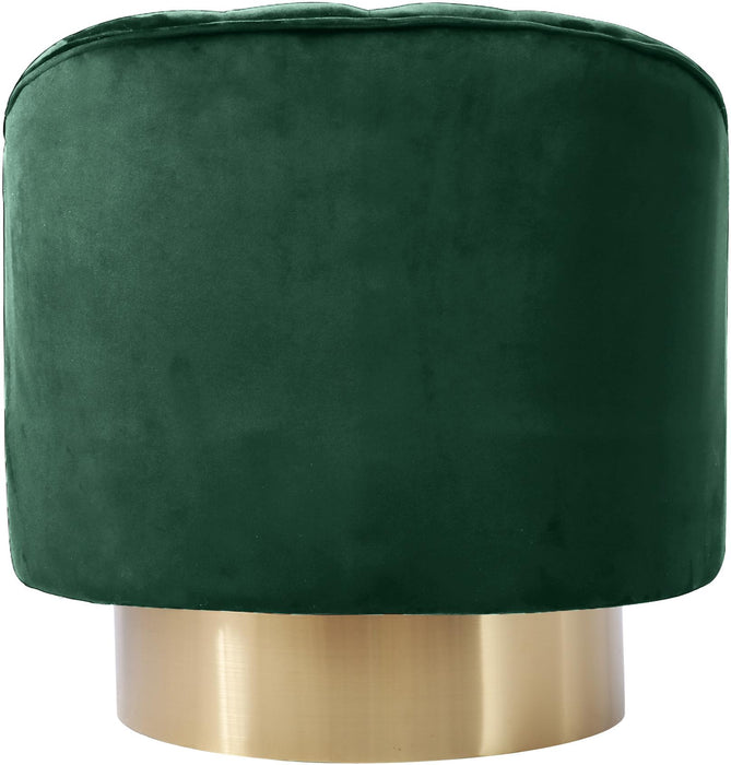 Farrah Green Velvet Accent Chair