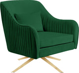 Paloma Green Velvet Accent Chair