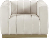 Marlon Cream Velvet Chair