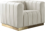 Marlon Cream Velvet Chair