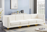Alina Cream Velvet Modular Sofa