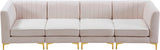 Alina Pink Velvet Modular Sectional