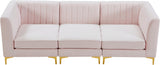 Alina Pink Velvet Modular Sectional