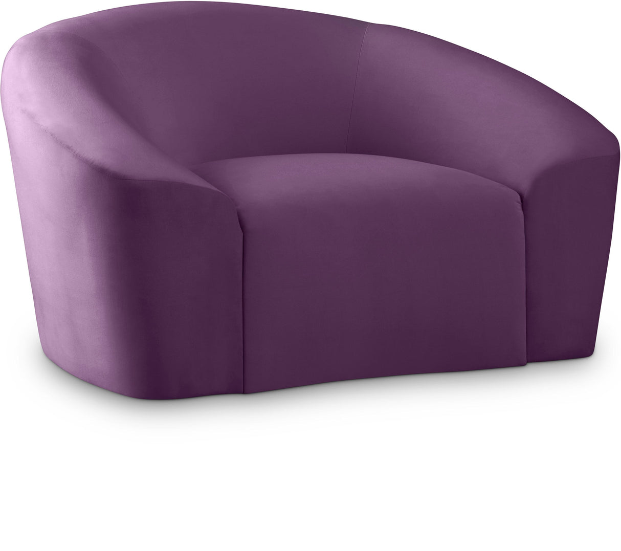 Riley Purple Velvet Chair