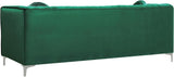Isabelle Green Velvet Sofa