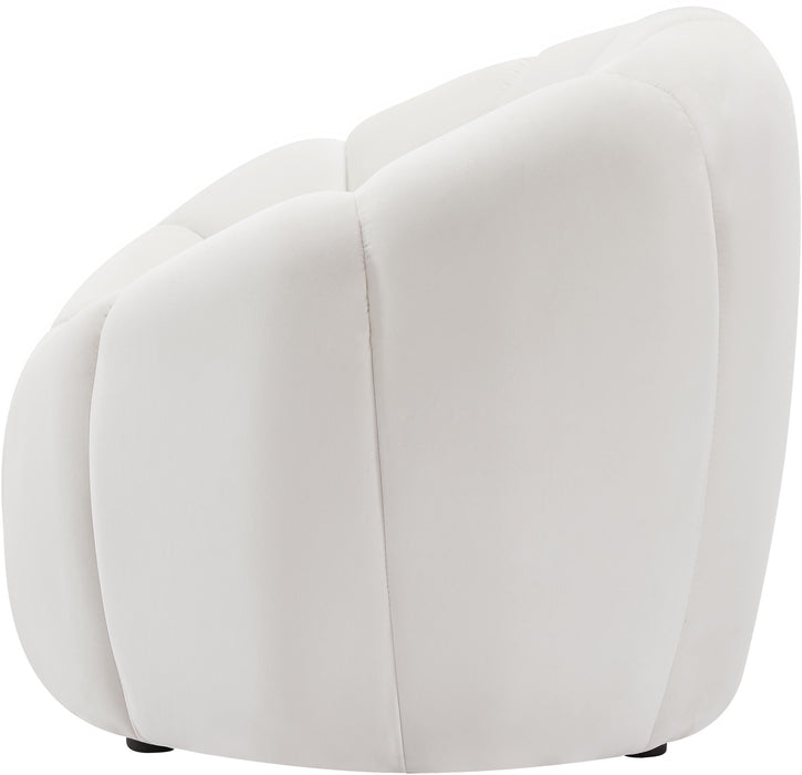 Elijah Cream Velvet Chair