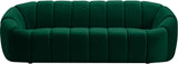 Elijah Green Velvet Sofa
