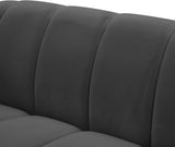 Elijah Grey Velvet Chair