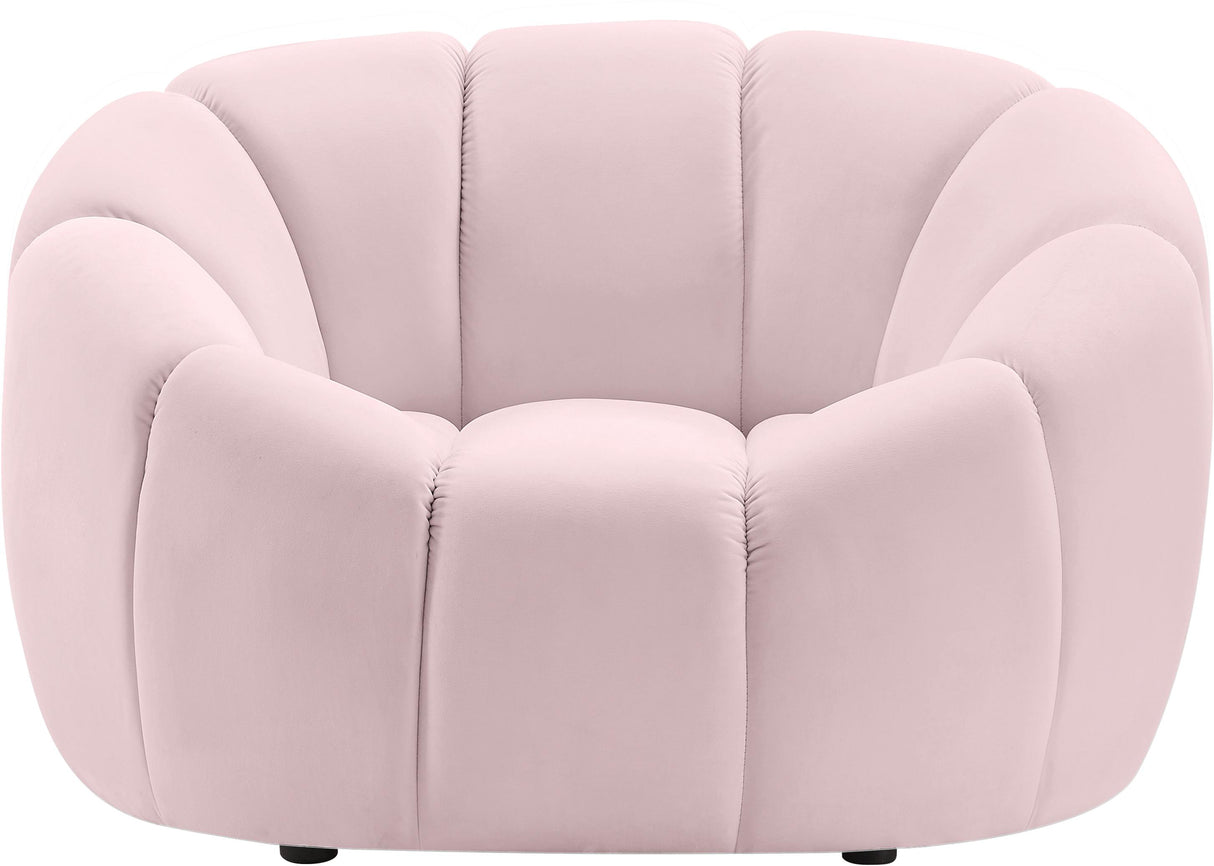 Elijah Pink Velvet Chair