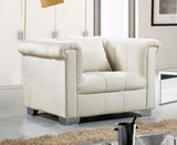 Kayla Cream Velvet Chair