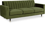 Lola Olive Velvet Sofa