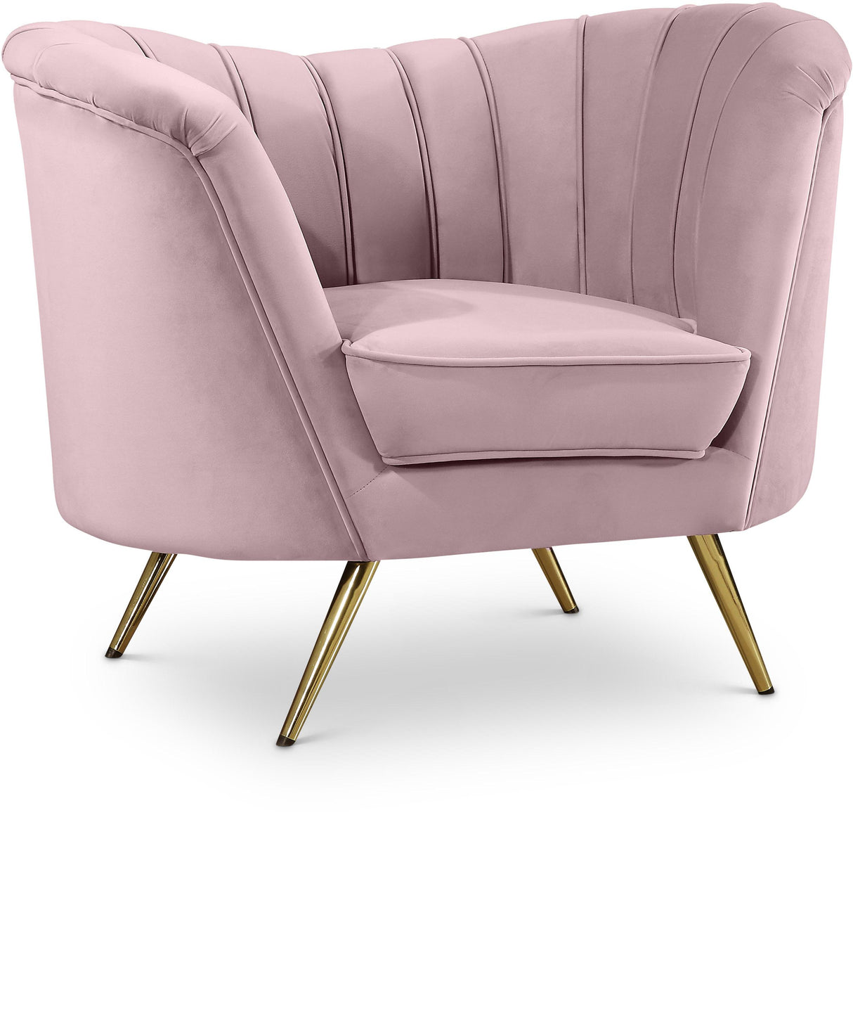 Margo Pink Velvet Chair
