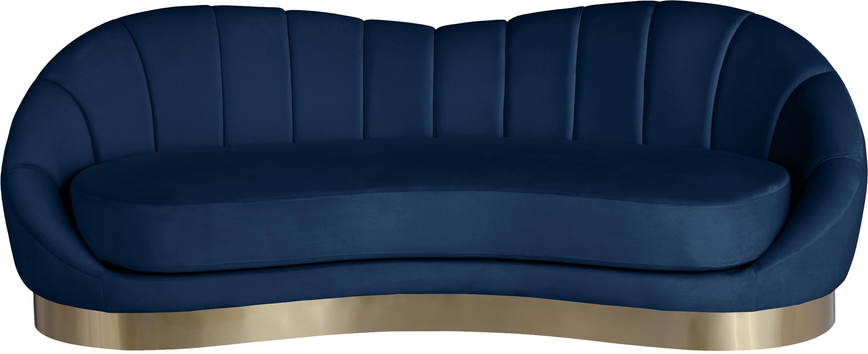 Shelly Navy Velvet Sofa