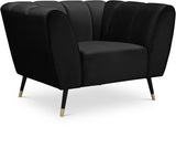 Beaumont Black Velvet Chair
