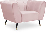 Beaumont Pink Velvet Chair