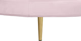 Circlet PInk Velvet Round Sofa Settee