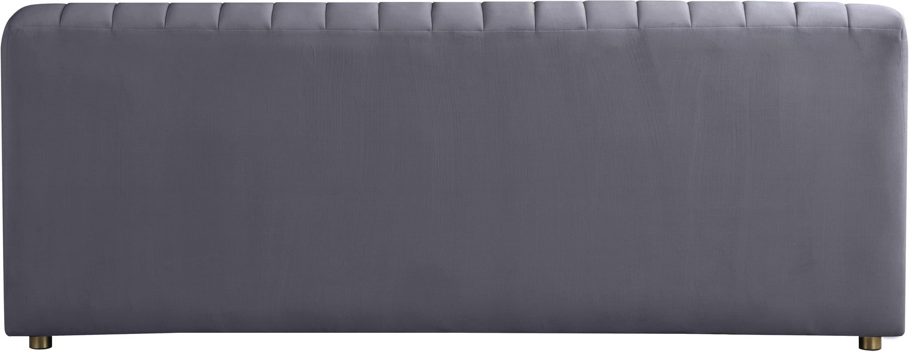 Naya Grey Velvet Loveseat