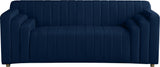 Naya Navy Velvet Loveseat