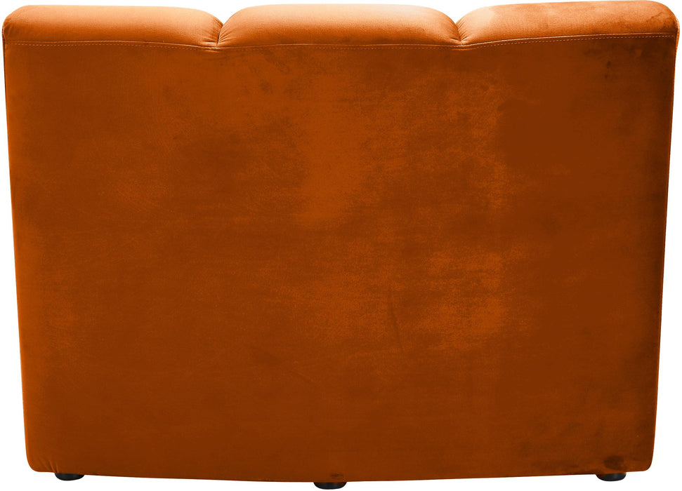 Infinity Cognac Velvet Modular Chair