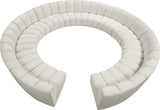 Infinity Cream Velvet 12pc. Modular Sectional