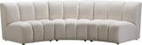 Infinity Cream Velvet 3pc. Modular Sectional