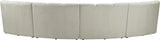 Infinity Cream Velvet 4pc. Modular Sectional