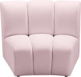 Infinity Pink Velvet Modular Chair