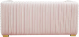 Ravish Pink Velvet Loveseat
