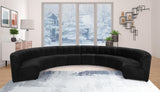 Limitless Black Velvet 10pc. Modular Sectional