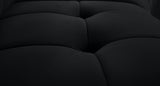 Limitless Black Velvet Modular Chair