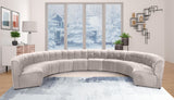 Limitless Cream Velvet 10pc. Modular Sectional