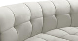 Limitless Cream Velvet 2pc. Modular Sectional