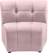 Limitless Pink Velvet Modular Chair