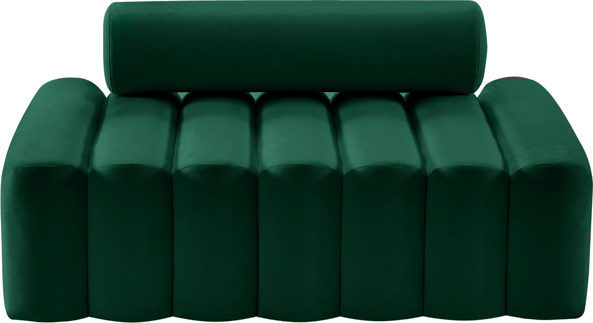 Melody Green Velvet Loveseat