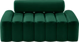 Melody Green Velvet Loveseat