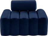 Melody Navy Velvet Chair
