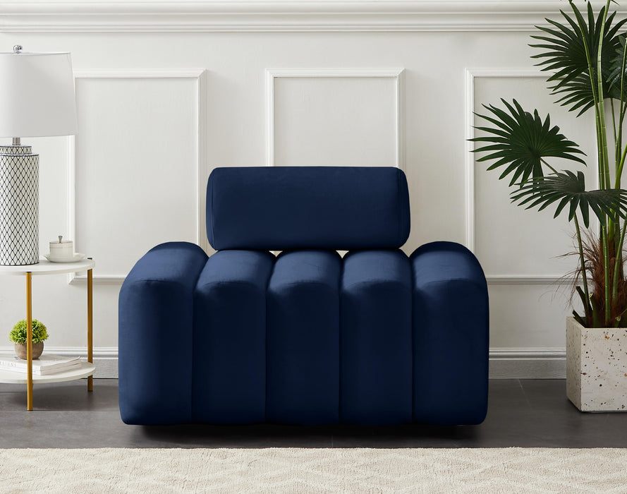 Melody Navy Velvet Chair