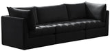 Jacob Black Velvet Modular Sofa