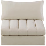 Jacob Cream Velvet Armless